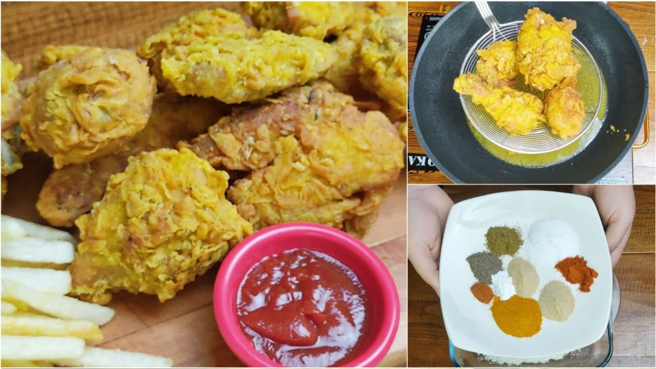طريقة عمل دجاج كنتاكي