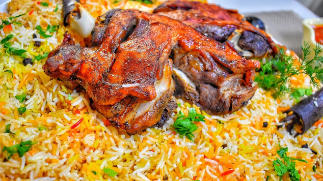 طريقة عمل مندي اللحم المضغوط