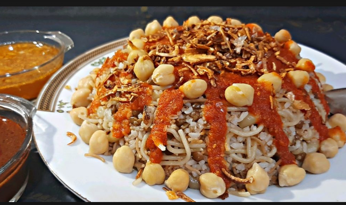 طريقه عمل الكشري المصري فى المنزل أحلى من المحلات