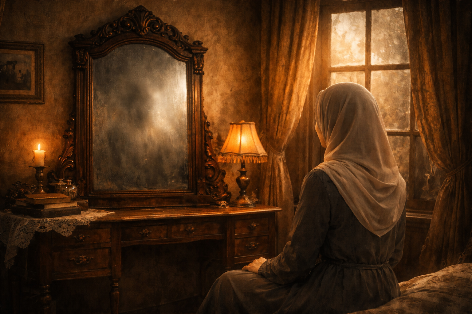 مرآة الظلال: السر الذي كان خلف الخشب القديم