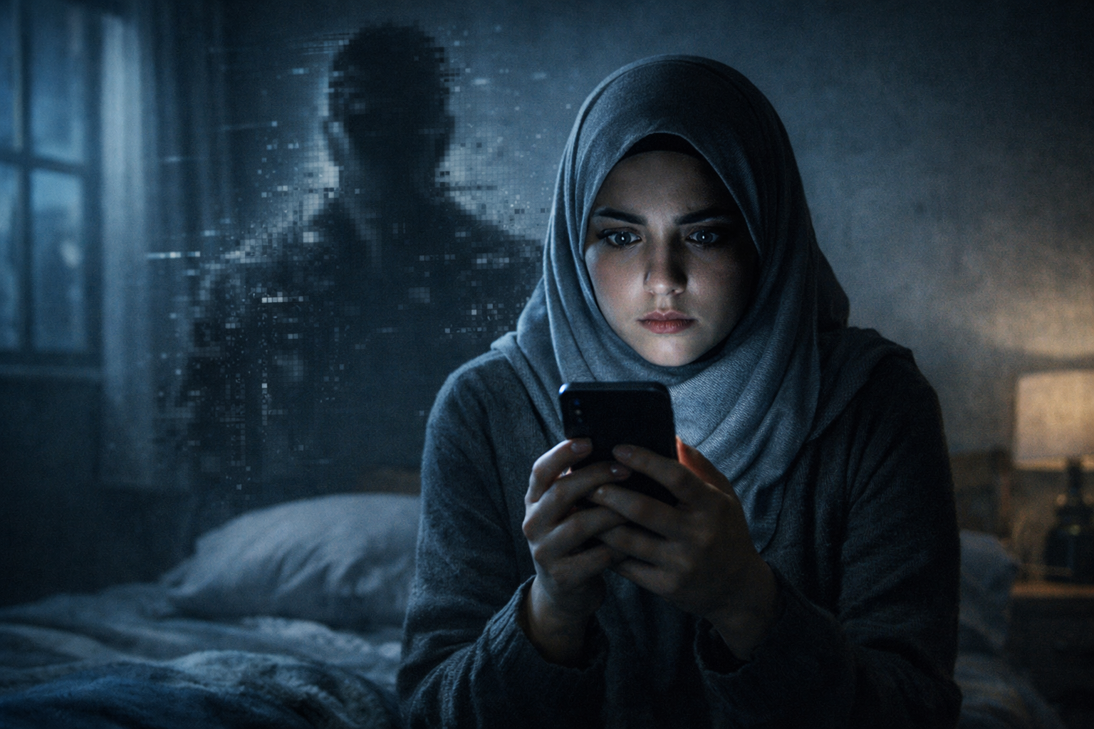 قناع من بكسل: قصة فتاة وقعت في فخ الحب الرقمي المزيف وتعلمت أقسى درس في الثقة