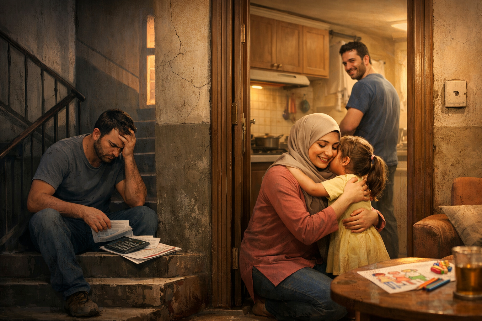البيت مش كبير… لكن القلوب تتسع للسلام الداخلي
