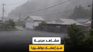 قوة إعصار دولفين في اليابان تضرب جزيرة أوكيناوا وتتسبب في إجلاء مئات الآلاف وإلغاء مئات الرحلات الجوية