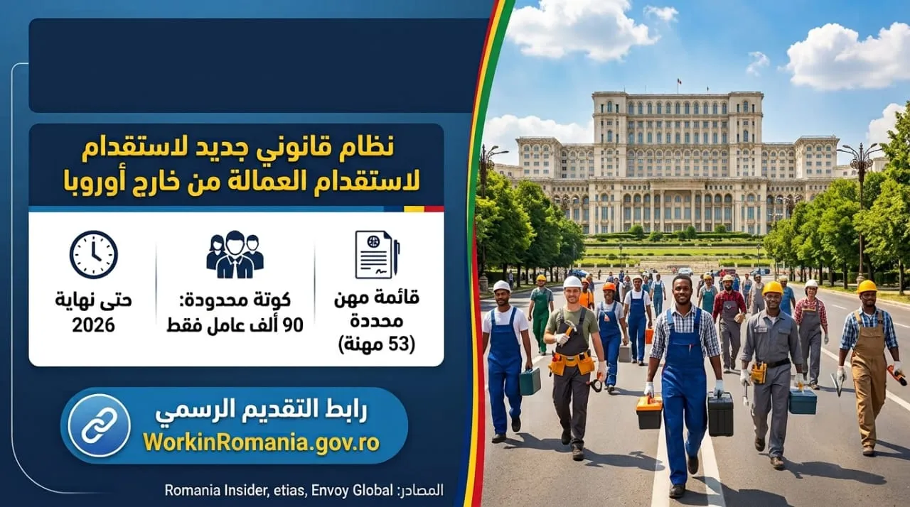 الطريق إلى رومانيا| بوخارست تفتح أبوابها لعمالة جديدة.. رابط الهجرة للعمل.. «حتى نهاية 2026»