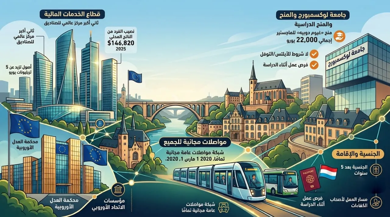 لوكسمبورج| الدولة الأصغر مساحة والأغنى دخلًا في العالم.. «بوابتك للاتحاد الأوروبي»