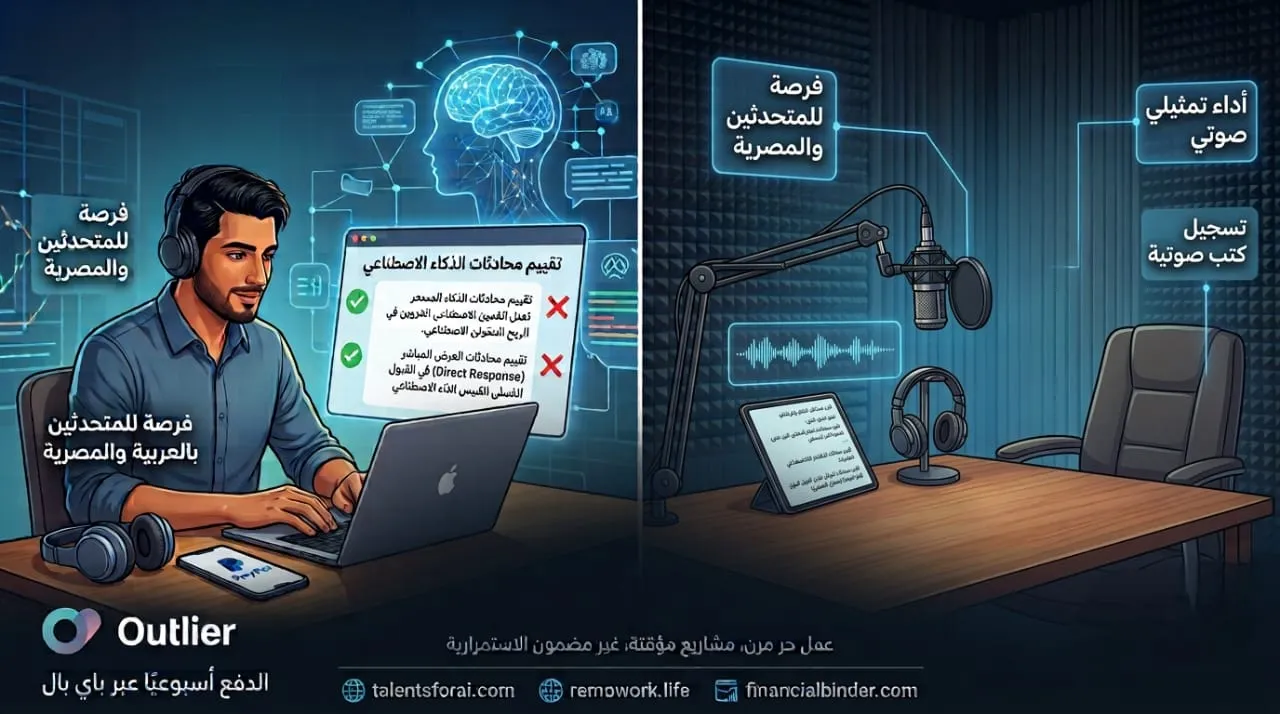 فرصتك لتحويل حديثك إلى دولارات| منصات تدفع الأموال مقابل «الكلام مع الذكاء الاصطناعي والدبلجة».. للعرب و«المصريين»